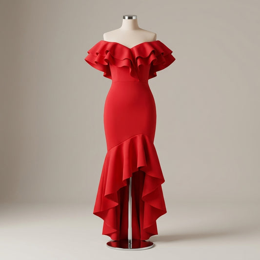Vestido Rosa Roja - VD050