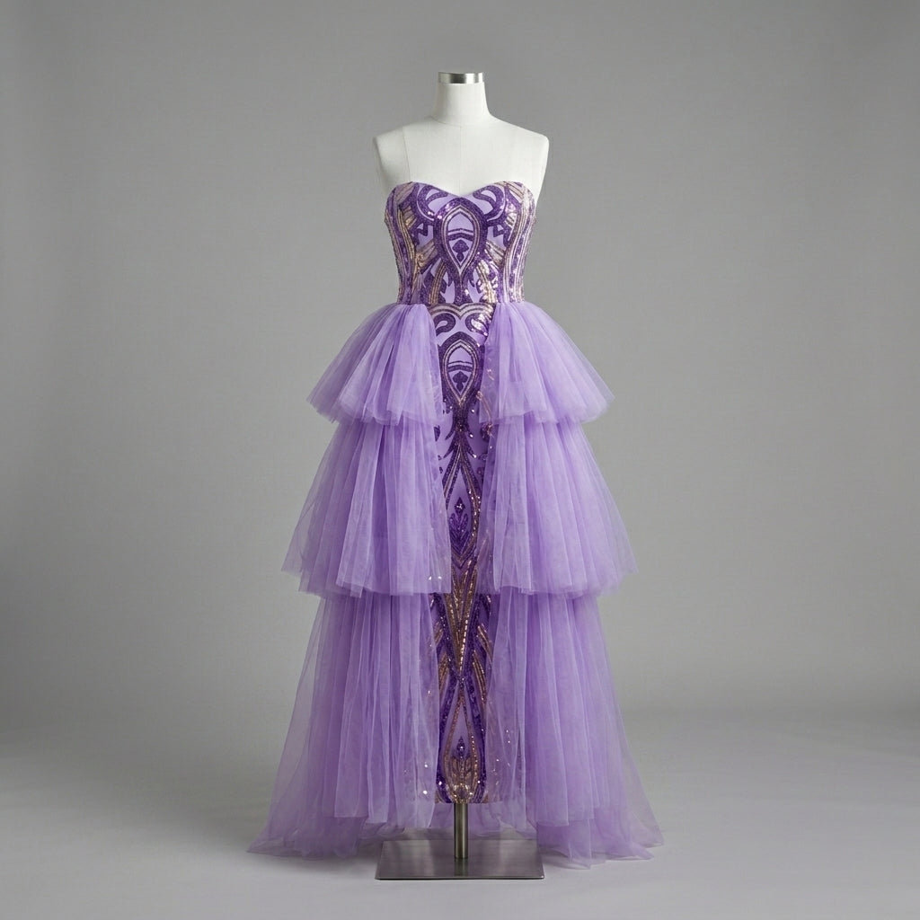 Vestido Aurora Violeta - VD044