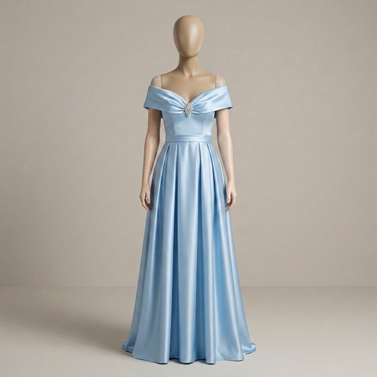 Vestido Aurora Celeste - VD025