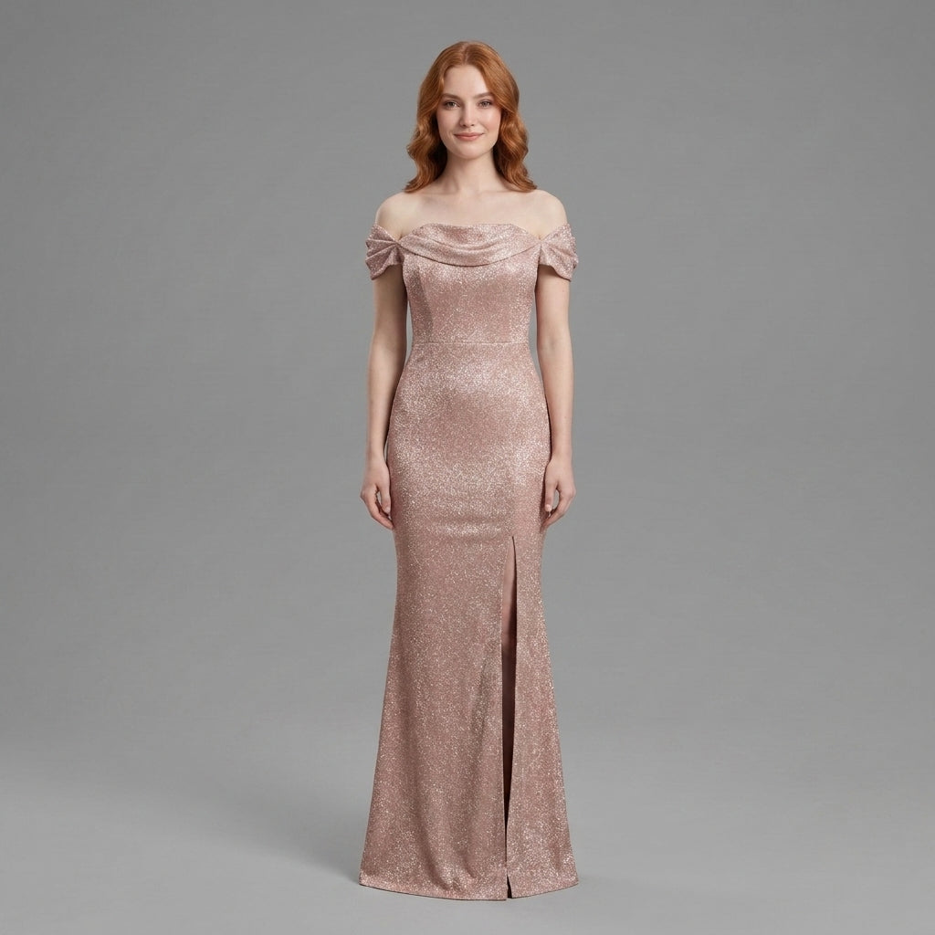 Vestido Oro Rosa - VD039