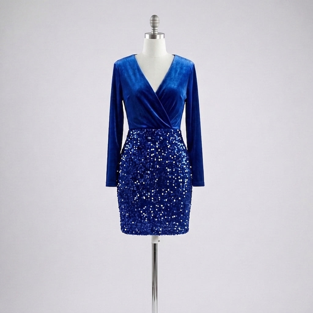 Vestido Noche Azul - VD032