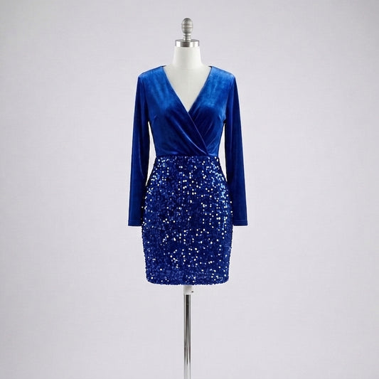 Vestido Noche Azul - VD032