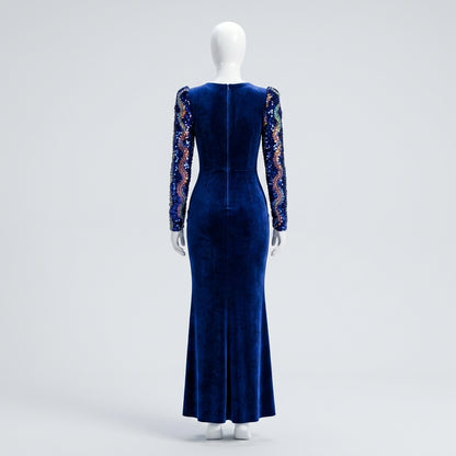 Vestido Azul Royal - VD033