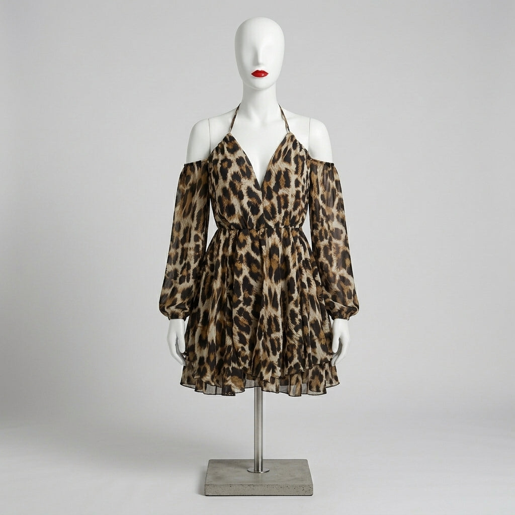 Vestido Animal Print - VD078