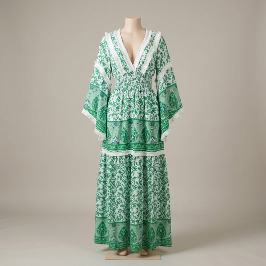 Vestido Primavera Verde - VD056
