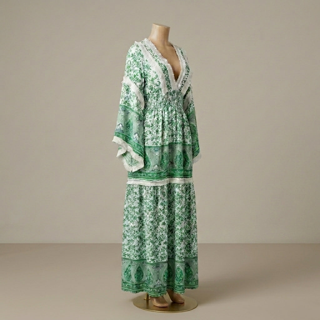 Vestido Primavera Verde - VD056
