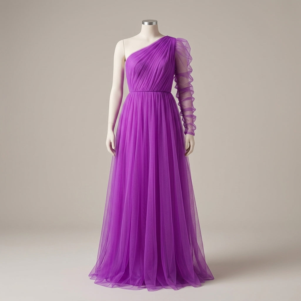 Vestido Jardín Purpura - VD043