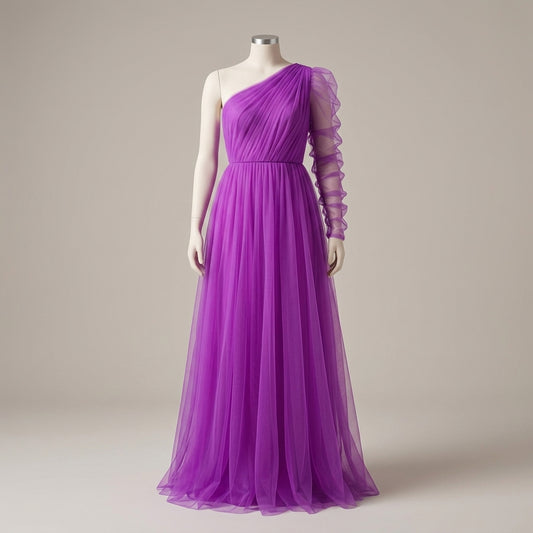 Vestido Jardín Purpura - VD043