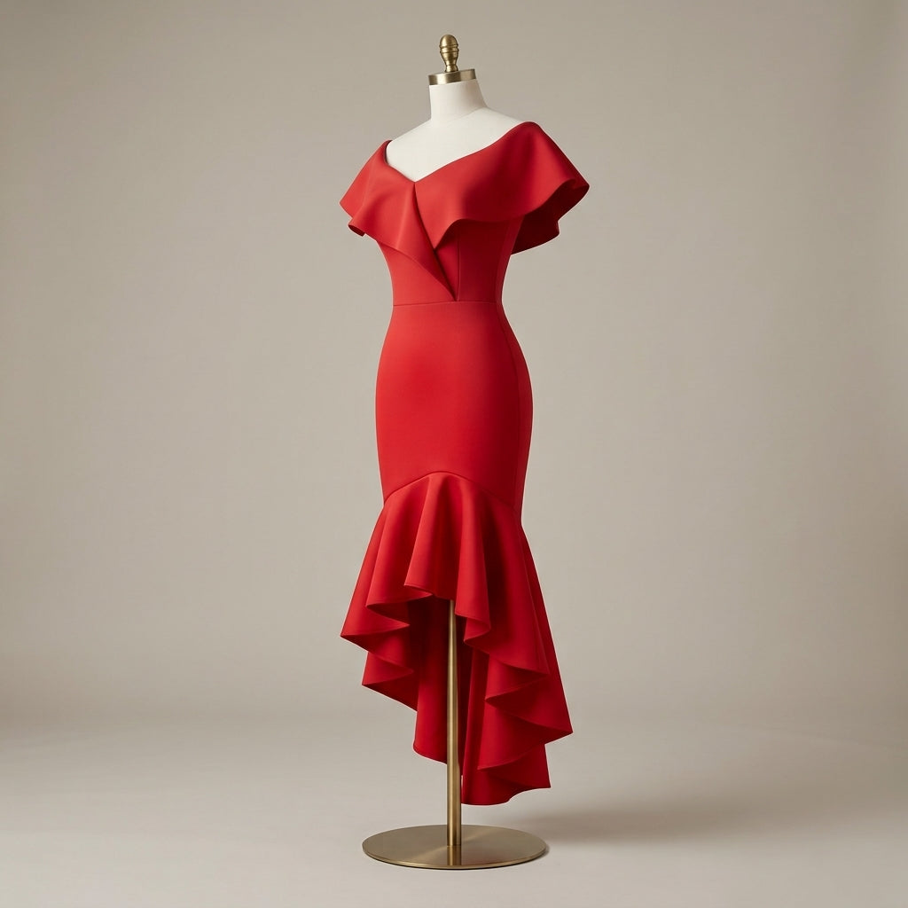 Vestido Rosa Roja - VD050