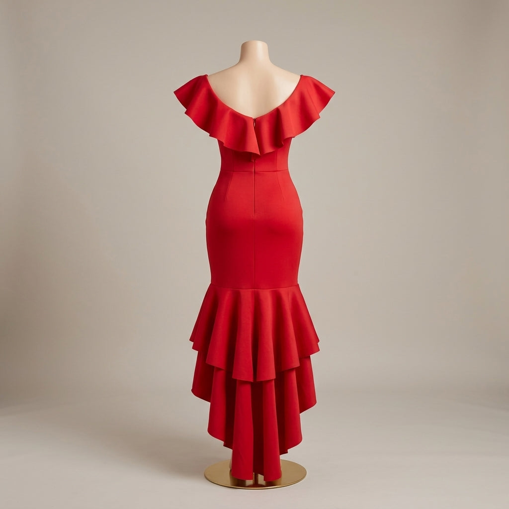Vestido Rosa Roja - VD050