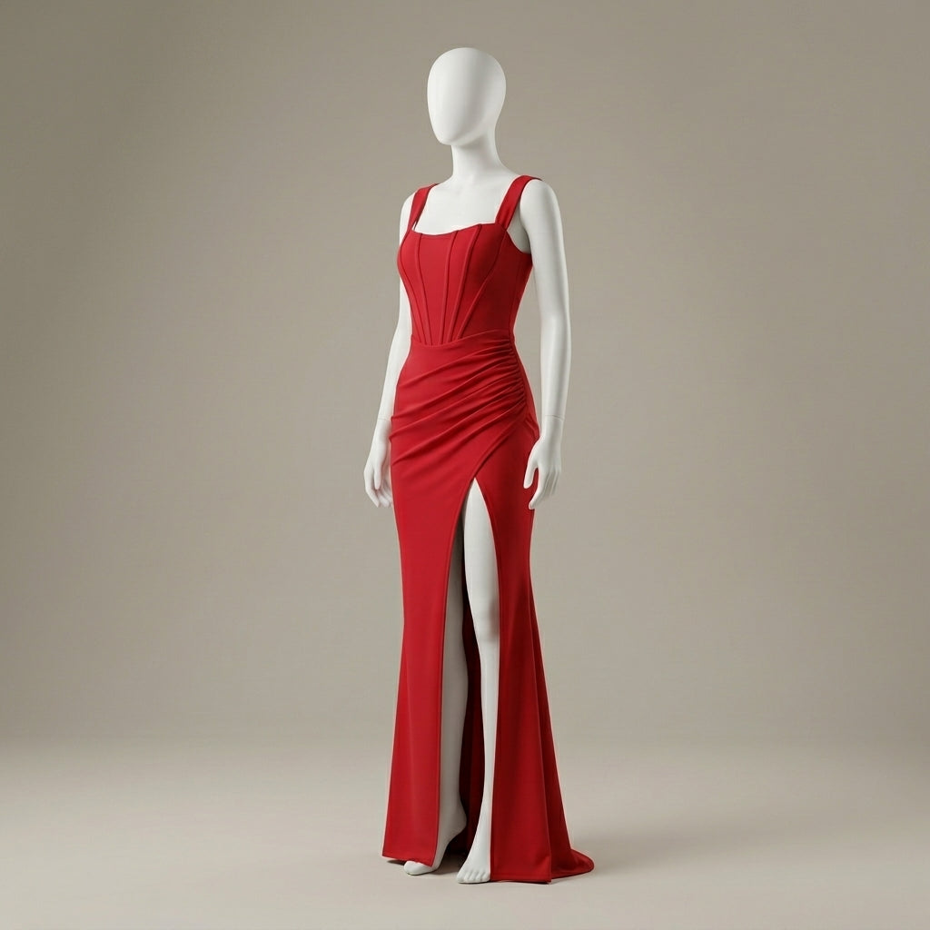 Vestido Granate - VD049