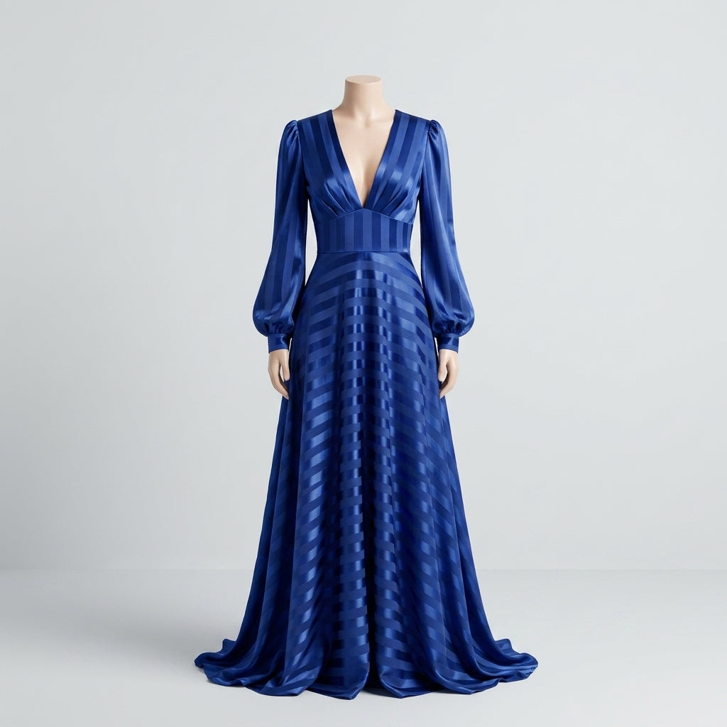 Vestido Gema Azul - VD030
