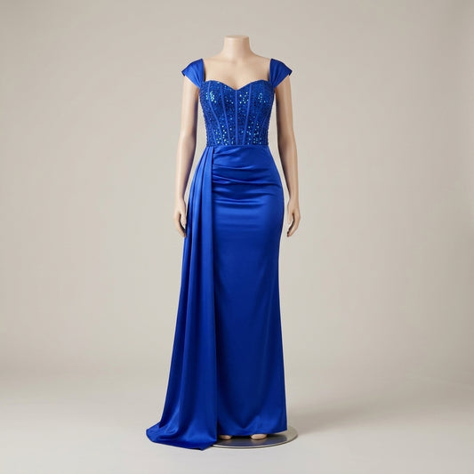 Vestido Océano Azul - VD035