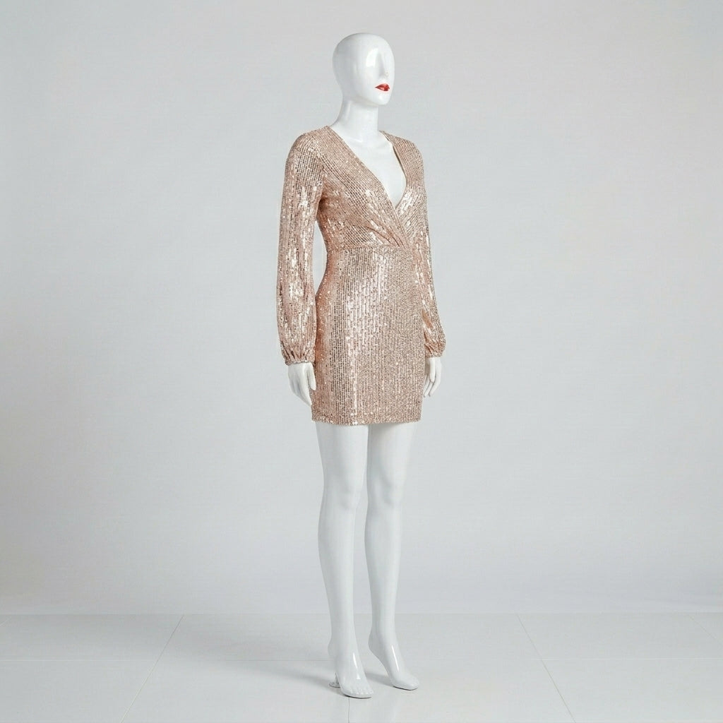 Vestido Champagne Rosé - VD076