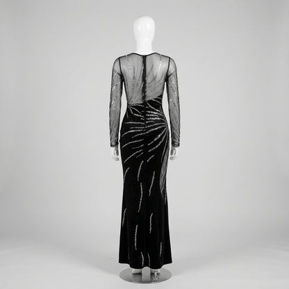 Vestido Noir Sirena - VD066