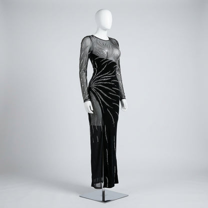 Vestido Noir Sirena - VD066