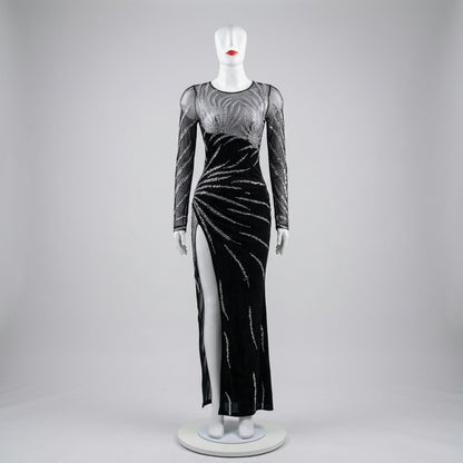 Vestido Noir Sirena - VD066