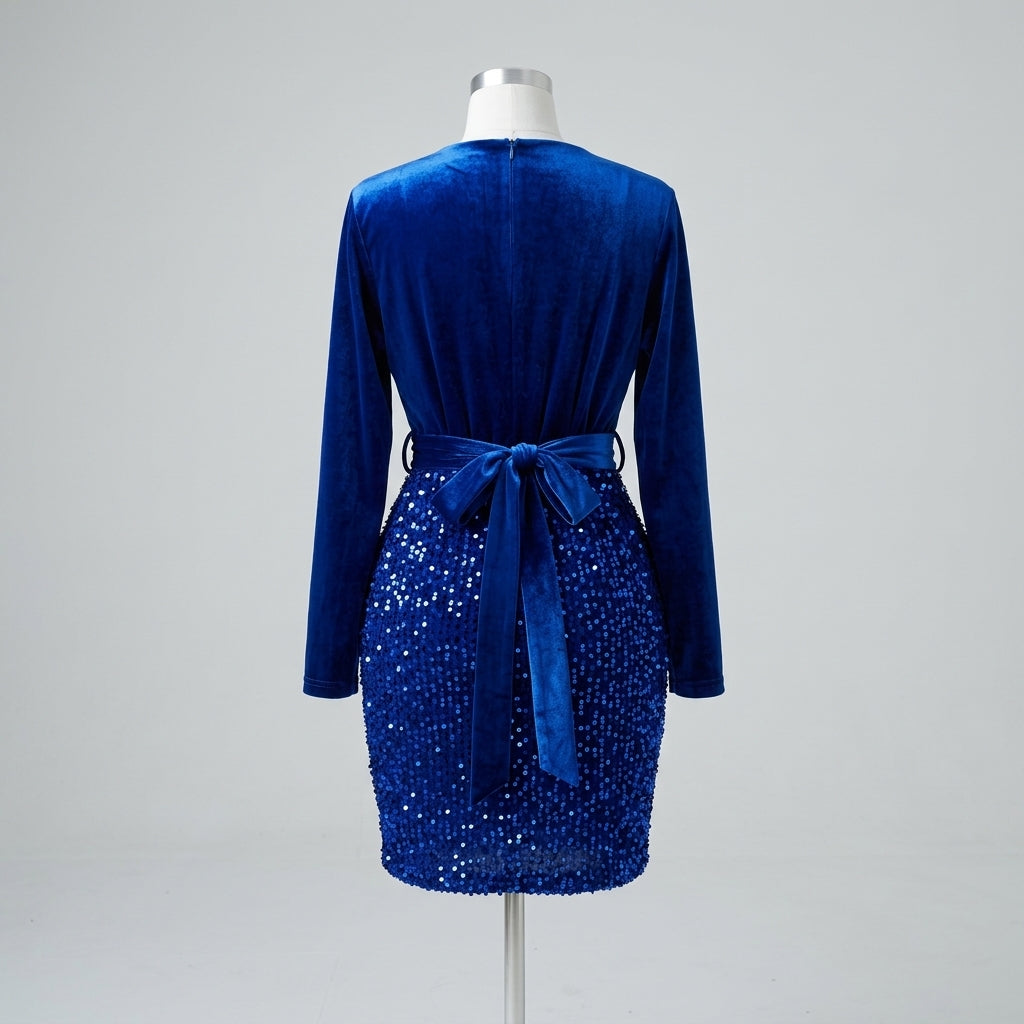 Vestido Noche Azul - VD032