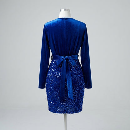 Vestido Noche Azul - VD032