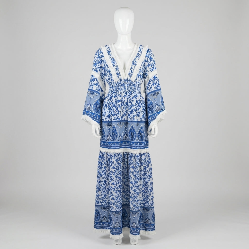 Vestido Primavera Azul - VD034
