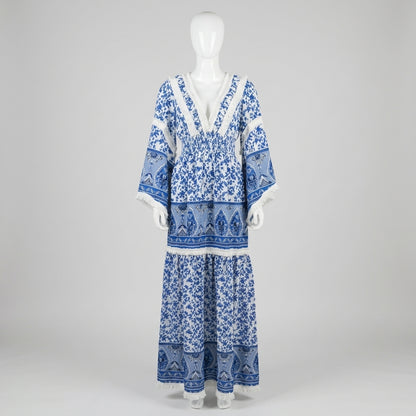 Vestido Primavera Azul - VD034