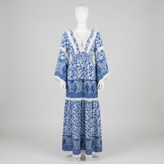 Vestido Primavera Azul - VD034
