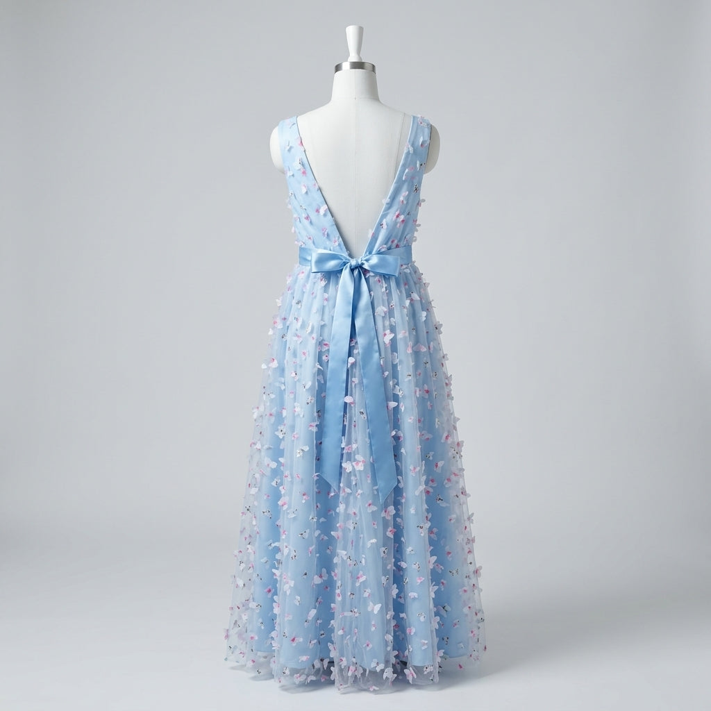 Vestido Primavera Celeste - VD024