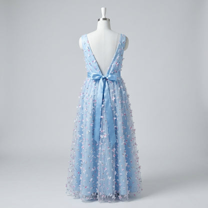 Vestido Primavera Celeste - VD024