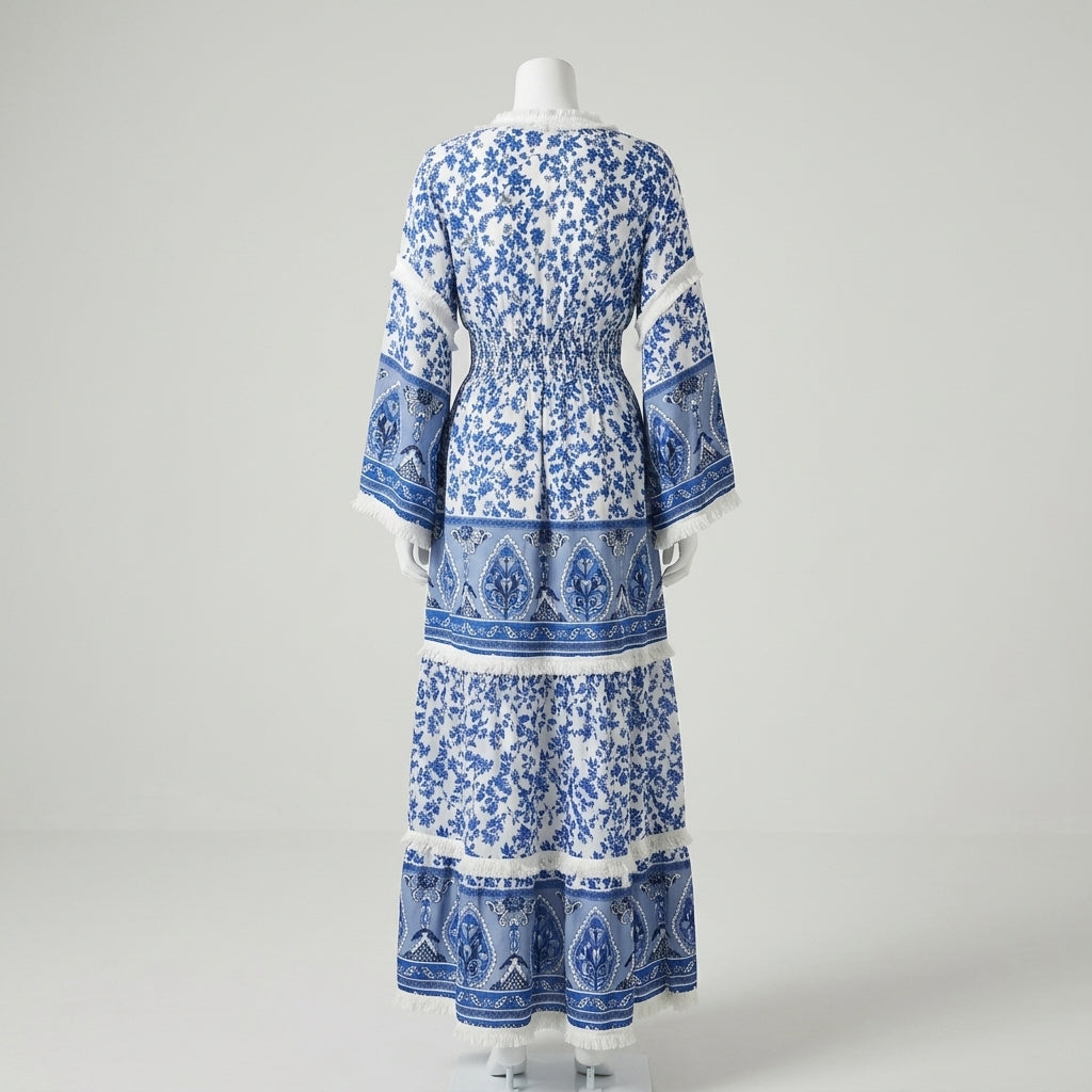 Vestido Primavera Azul - VD034