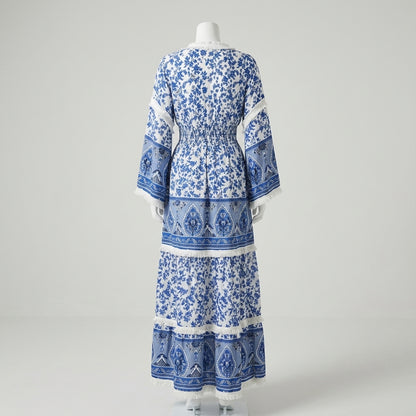 Vestido Primavera Azul - VD034