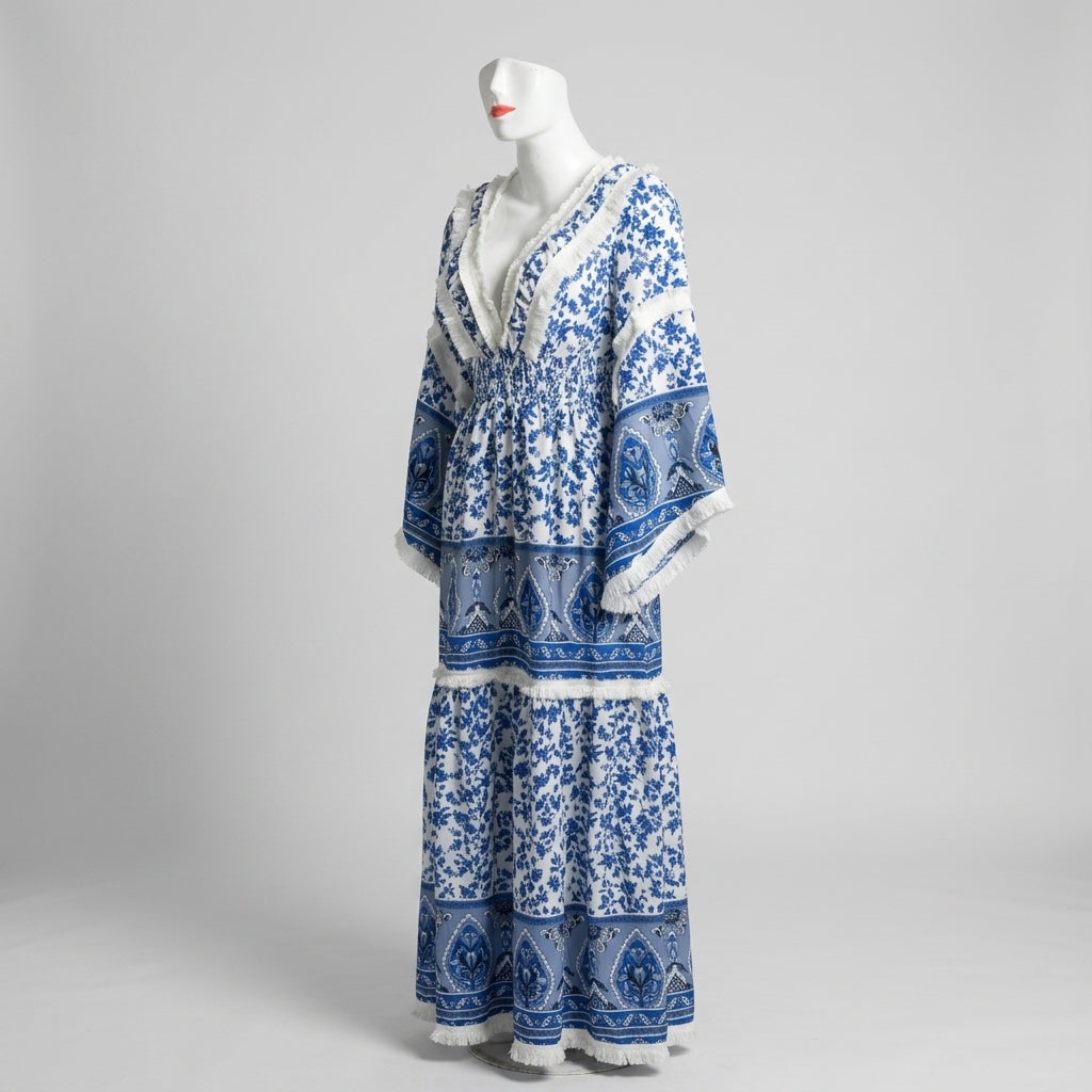 Vestido Primavera Azul - VD034