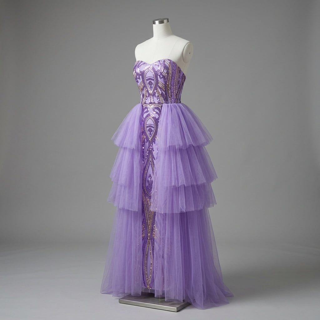 Vestido Aurora Violeta - VD044