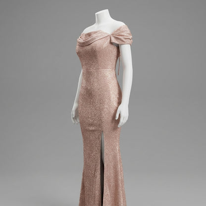 Vestido Oro Rosa - VD039