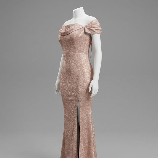 Vestido Oro Rosa - VD039
