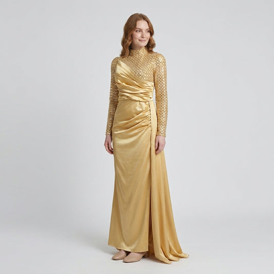 Vestido Dalia Amarilla - VD013