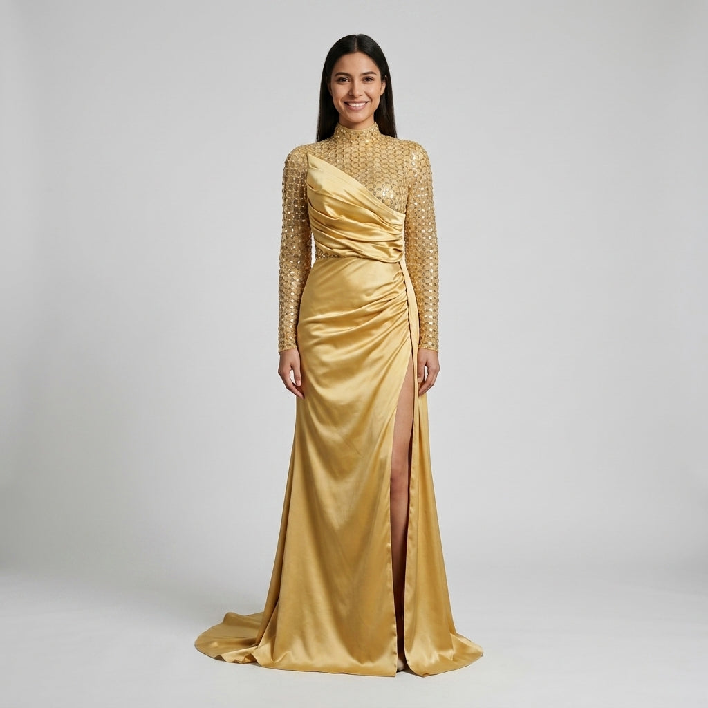 Vestido Dalia Amarilla - VD013