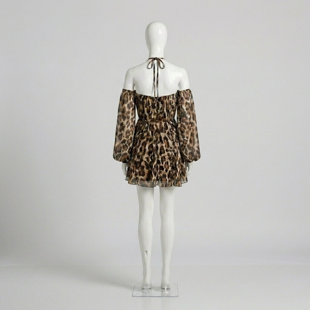 Vestido Animal Print - VD078