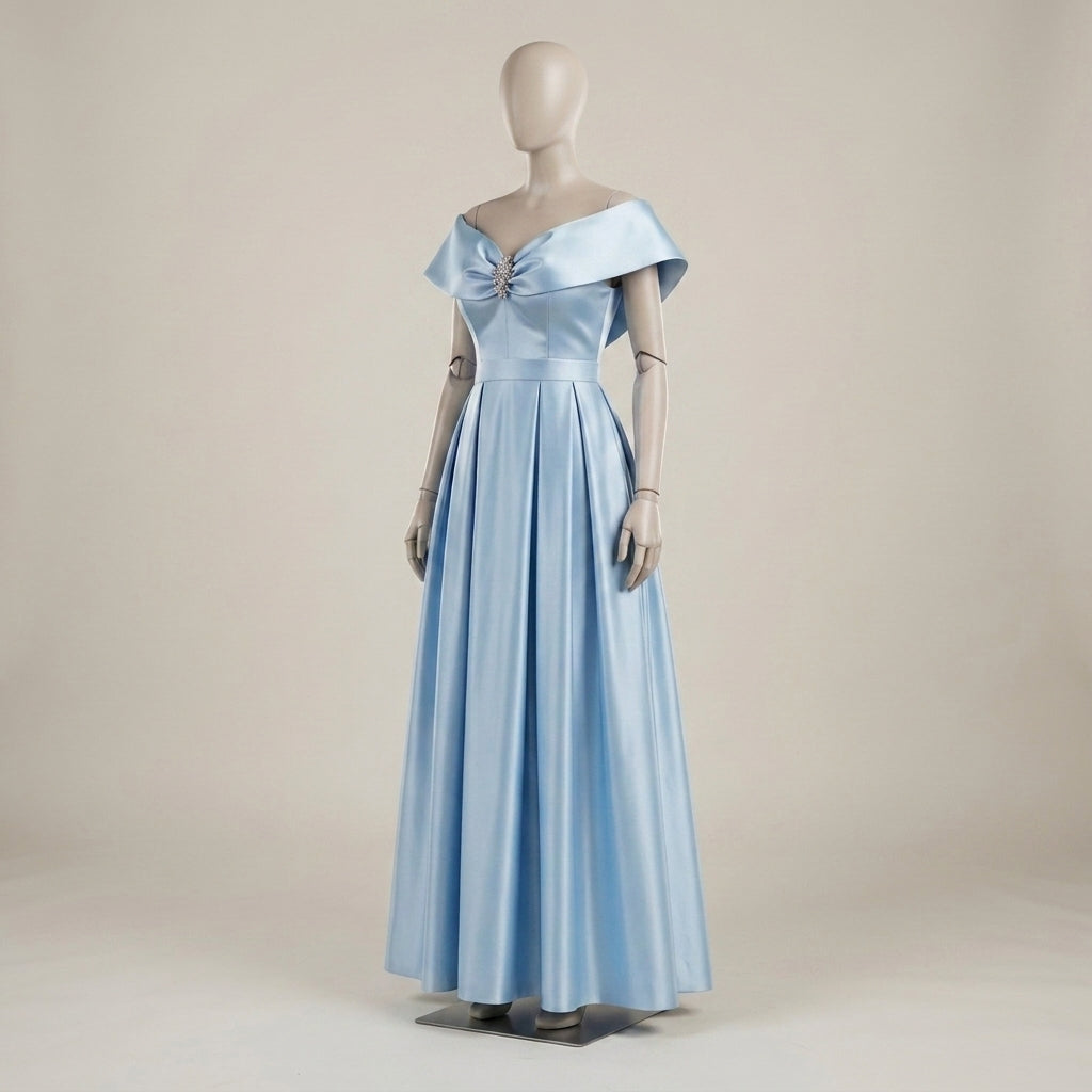 Vestido Aurora Celeste - VD025