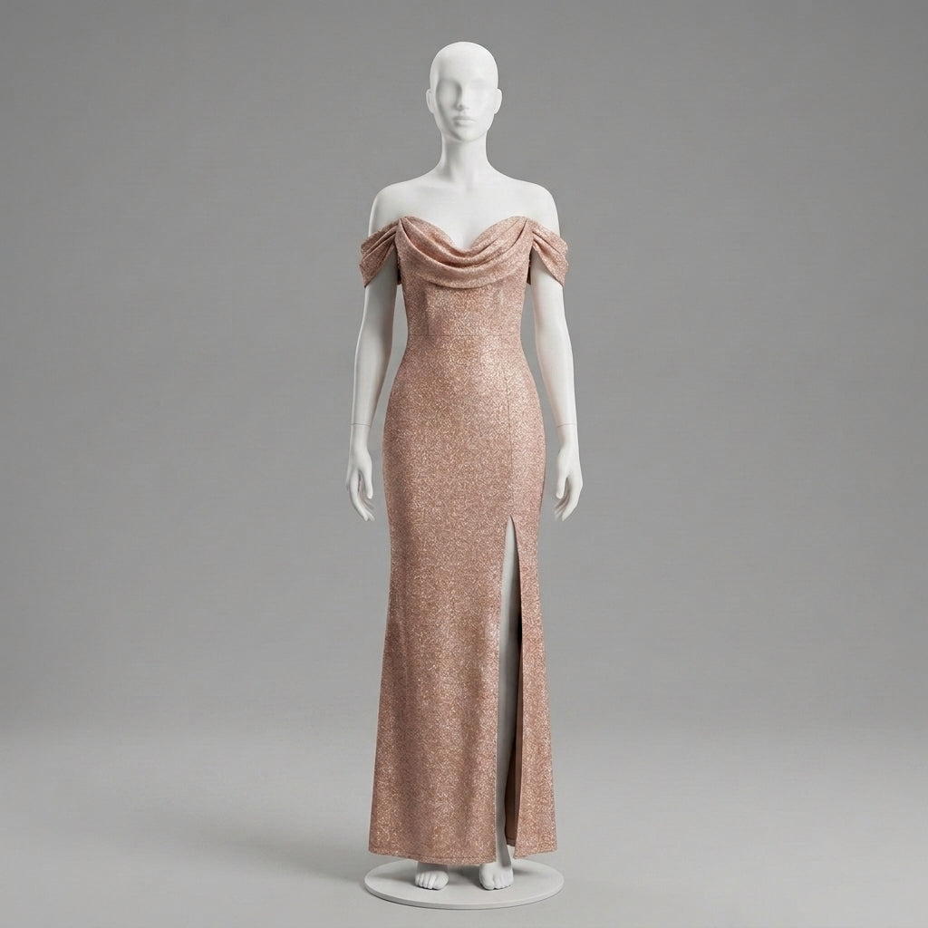 Vestido Oro Rosa - VD039