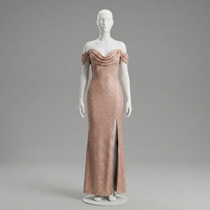 Vestido Oro Rosa - VD039