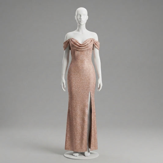 Vestido Oro Rosa - VD039
