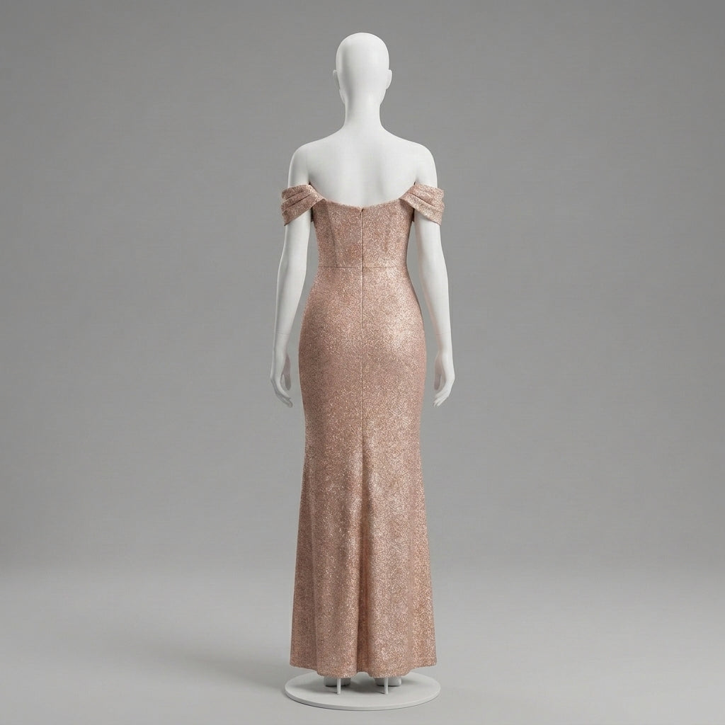 Vestido Oro Rosa - VD039