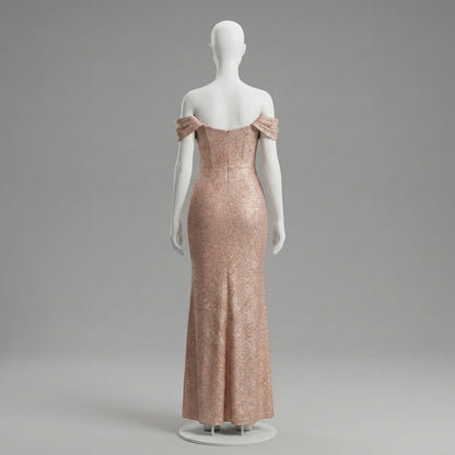 Vestido Oro Rosa - VD039