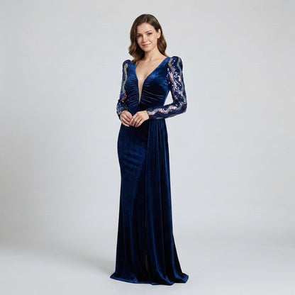 Vestido Azul Royal - VD033