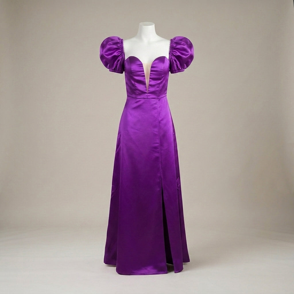 Vestido Majestad Púrpura - VD045