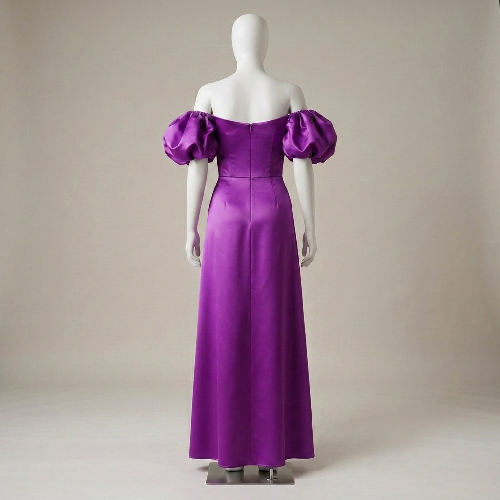 Vestido Majestad Púrpura - VD045