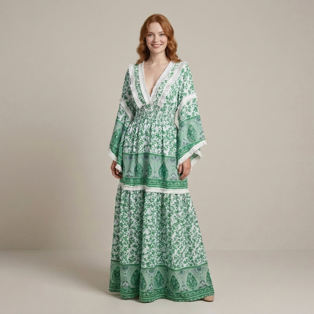 Vestido Primavera Verde - VD056