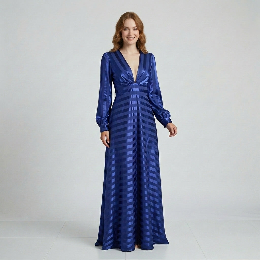 Vestido Gema Azul - VD030