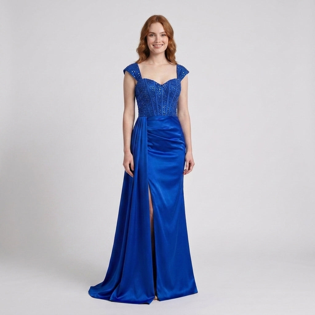 Vestido Océano Azul - VD035