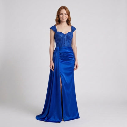Vestido Océano Azul - VD035